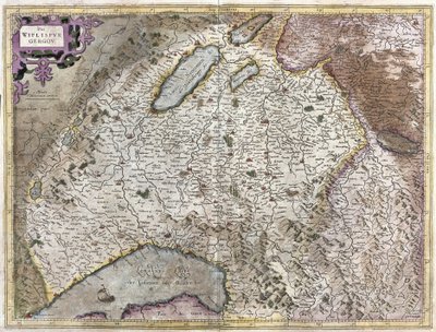 スイス・ジュネーブ北東部（彫刻 作： Gerardus Mercator
