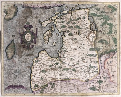 北部バルト海地域、ラトビアのリガ（彫刻 作： Gerardus Mercator