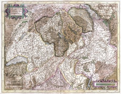 スイス (彫刻) 作： Gerardus Mercator