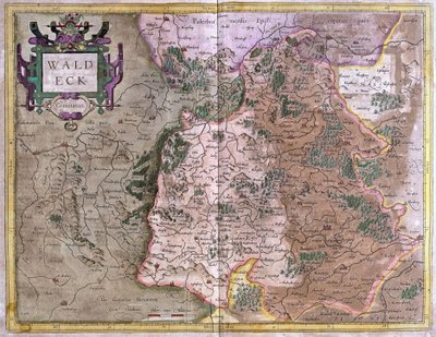 ドイツ、ヴァルデック（ヘッセン州）（彫刻 作： Gerardus Mercator