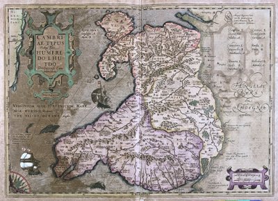 イギリス・ウェールズ (彫刻) 作： Gerardus Mercator