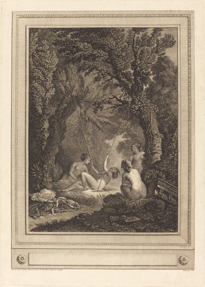 謎のブランコ、1784年。 作： Geraud Vidal