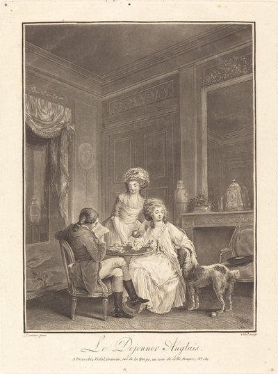 イングリッシュランチ 作： Geraud Vidal after Nicolas Lavreince