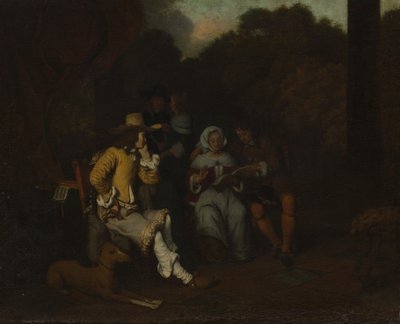1650 年代初頭の音楽パーティー。 作： Gerbrand van den Eeckhout