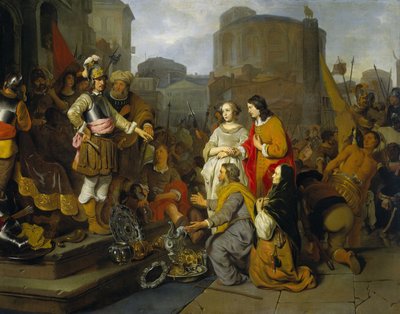 スキピオの禁制、1650-55 作： Gerbrand van den Eeckhout