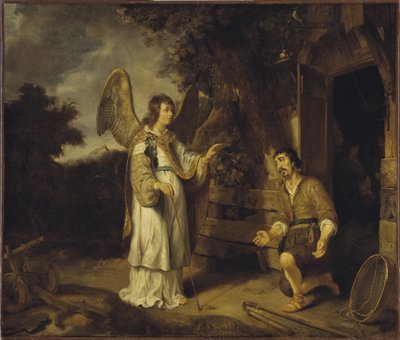 天使とギデオン、1640 作： Gerbrand van den Eeckhout