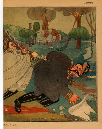 La Baionnette, Satirical in Colours 作： Gerda Marie Frederike Wegener