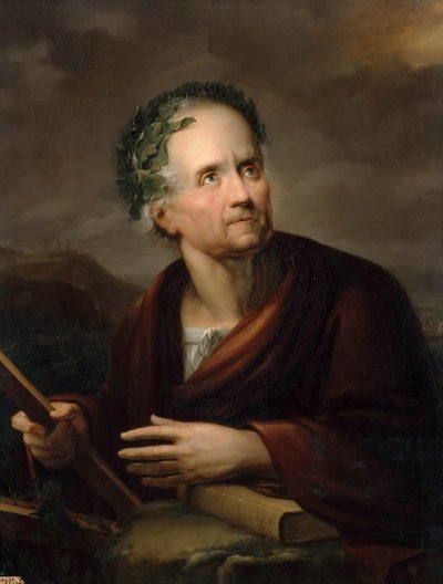 フリードリヒ・ゴットリープ・クロプシュトックの肖像 1724-1803 作： Gerdt Hardorff