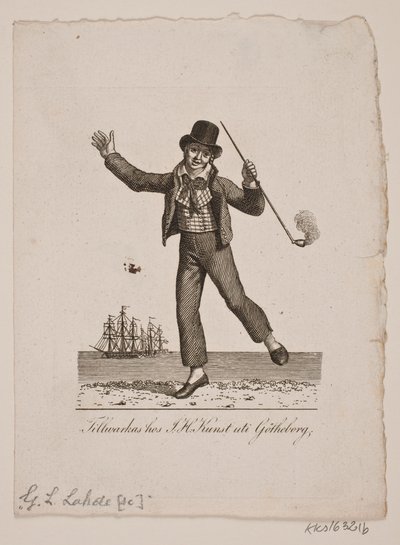 パイプで踊るセーラー 作： Gerhard Ludvig Lahde