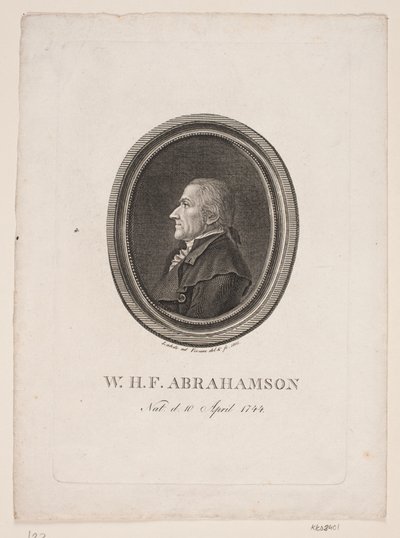 W.F. アブラハム 作： Gerhard Ludvig Lahde