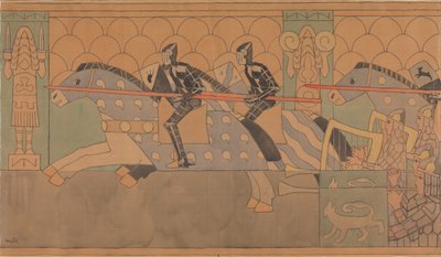 民俗画、1895-1898。 作： Gerhard Munthe