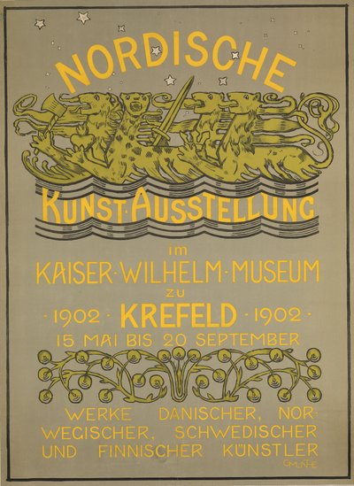 Nordische Kunstausstellung im Kaiser Wilhelm Museum 1902 作： Gerhard Munthe