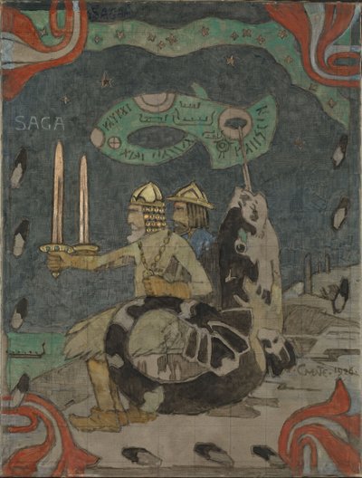 佐賀、1926年。 作： Gerhard Munthe