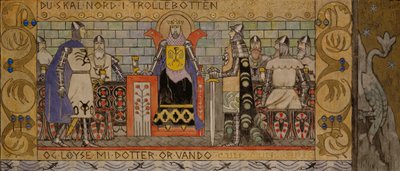 キングスホールのÅsmund 作： Gerhard Munthe