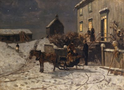 クリスマスの雰囲気 作： Gerhard Peter Frantz Vilhelm Munthe