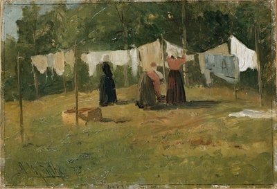 衣類乾燥 作： Gerhard Peter Frantz Vilhelm Munthe