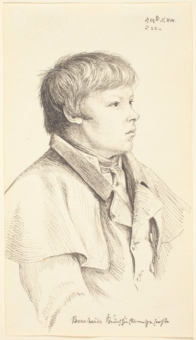 ベルンハルトの百日咳の顔 作： Gerhard Wilhelm von Reutern