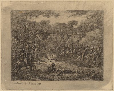 手榴弾の爆発 作： Gerhardus Emaus de Micault