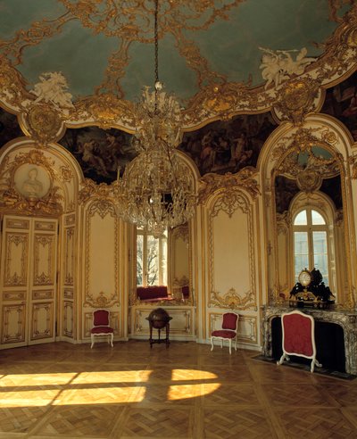 内部建築：建築家ジェルマン・ボフラン（1667-1754）がパリで実現したスービズ王女のアパルトマン。 作： Germain Boffrand