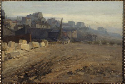 ラ・ビュット・オ・カイユ、1901年頃（油彩） 作： Germain Eugene Bonneton