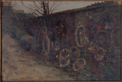 ペール・ラシェーズ墓地の連合壁 作： Germain Eugene Bonneton