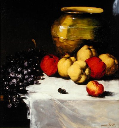 果物の静物 作： Germain Ribot