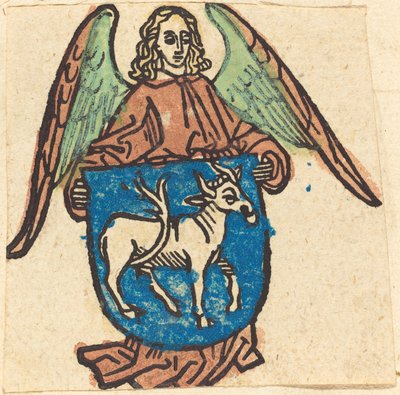 Bibrach の Hilprand Brandenburg のブックプレート 作： German 15th Century