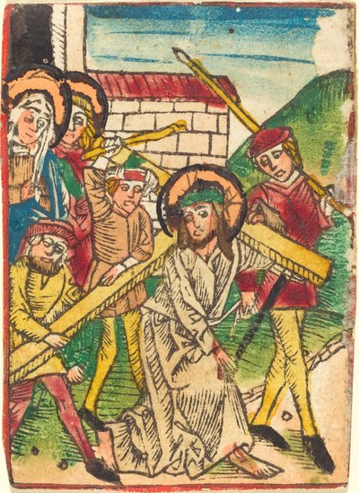 十字架を負うキリスト 作： German 15th Century