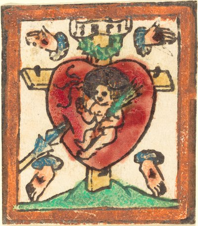 聖心の中の幼子キリスト 作： German 15th Century