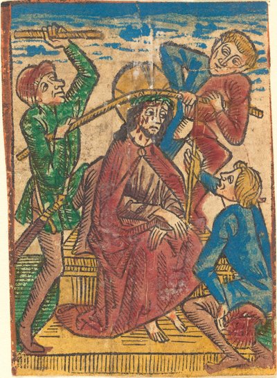 いばらの冠をかぶったキリスト 作： German 15th Century