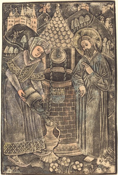 キリストとサマリアの女 作： German 15th Century