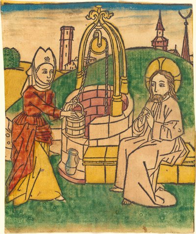 キリストとサマリアの女 作： German 15th Century