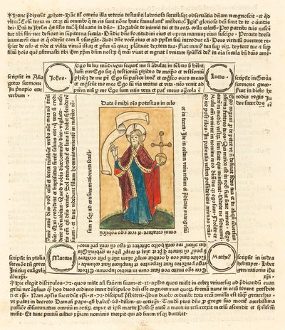 キリストの前に私たちサルヴァトーレ 作： German 15th Century
