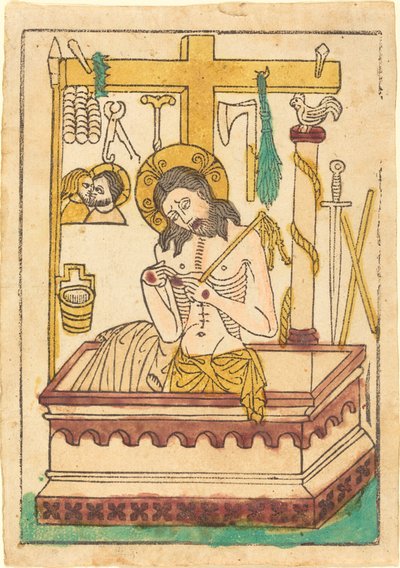悲しみの人としてのキリスト 作： German 15th Century