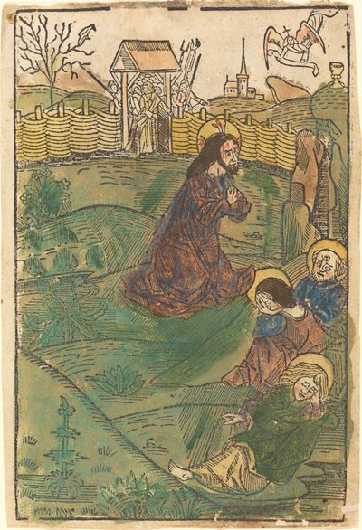 オリーブ山のキリスト 作： German 15th Century