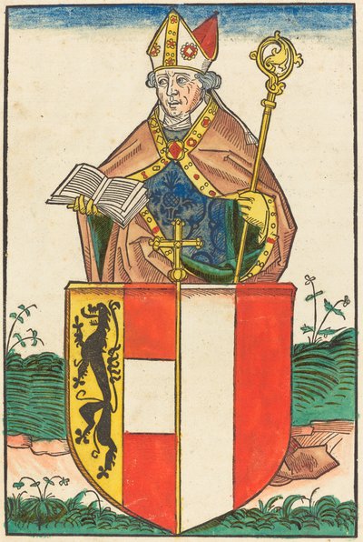 シャンベルク伯フリードリヒ - ザルツブルク司教 作： German 15th Century