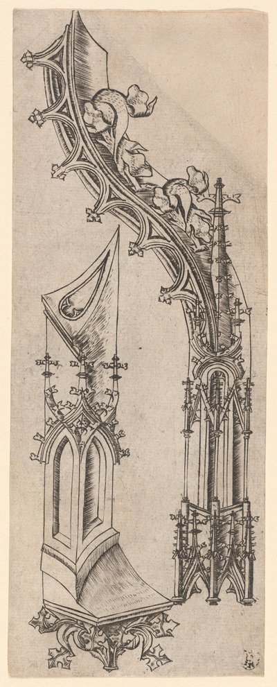 ゴシック文字「d」 作： German 15th Century