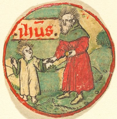 ヨセフと幼子キリスト 作： German 15th Century