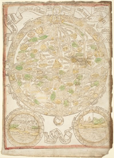 世界地図 作： German 15th Century
