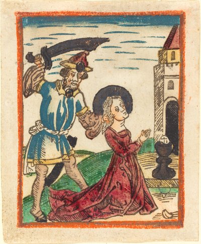 聖バルバラの殉教 作： German 15th Century