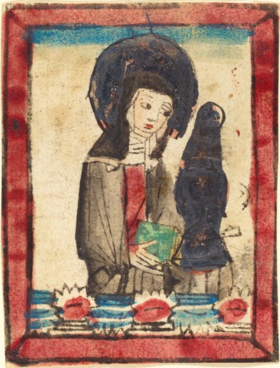 アッシジの聖クレア 作： German 15th Century