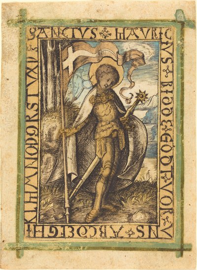聖モーリス 作： German 15th Century