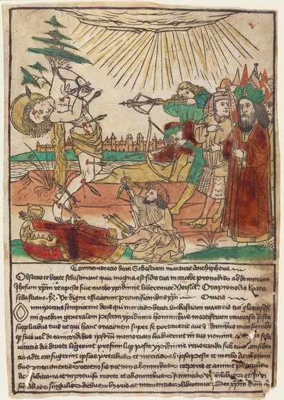 聖セバスチャン 作： German 15th Century