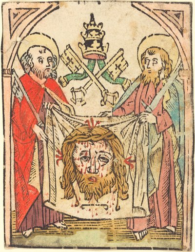 スダリウムを持つ聖ペテロと聖パウロ 作： German 15th Century