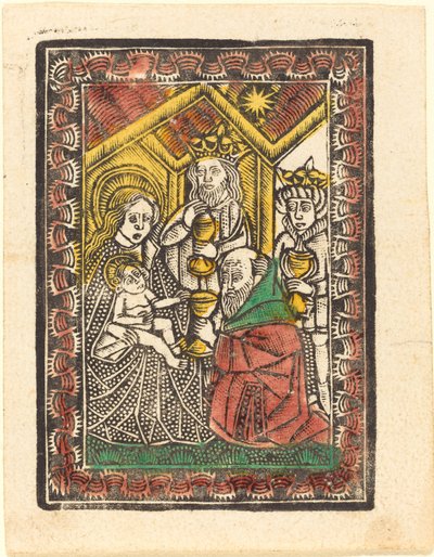 魔術師の崇拝 作： German 15th Century