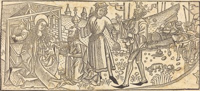 魔術師の崇拝 作： German 15th Century