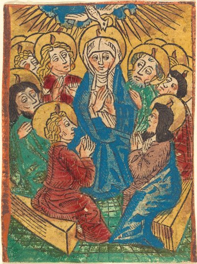 聖霊の降臨 作： German 15th Century