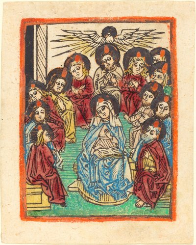 聖霊の降臨 作： German 15th Century