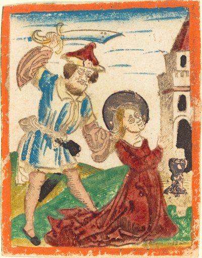 聖バルバラの殉教 作： German 15th Century