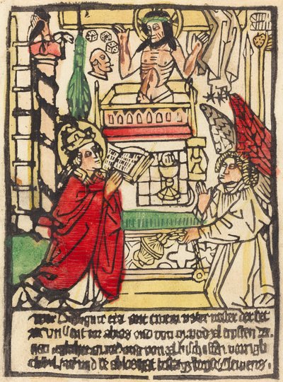 聖グレゴリーのミサ 作： German 15th Century